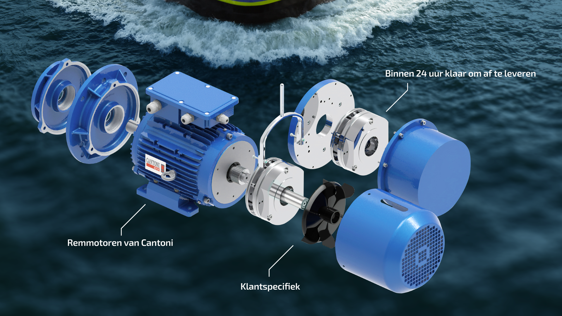 Kolmer elektromotoren lanceert het remmotorenprogramma. ( Maatwerk ) Remmotoren klaar voor actie in 24 uur!